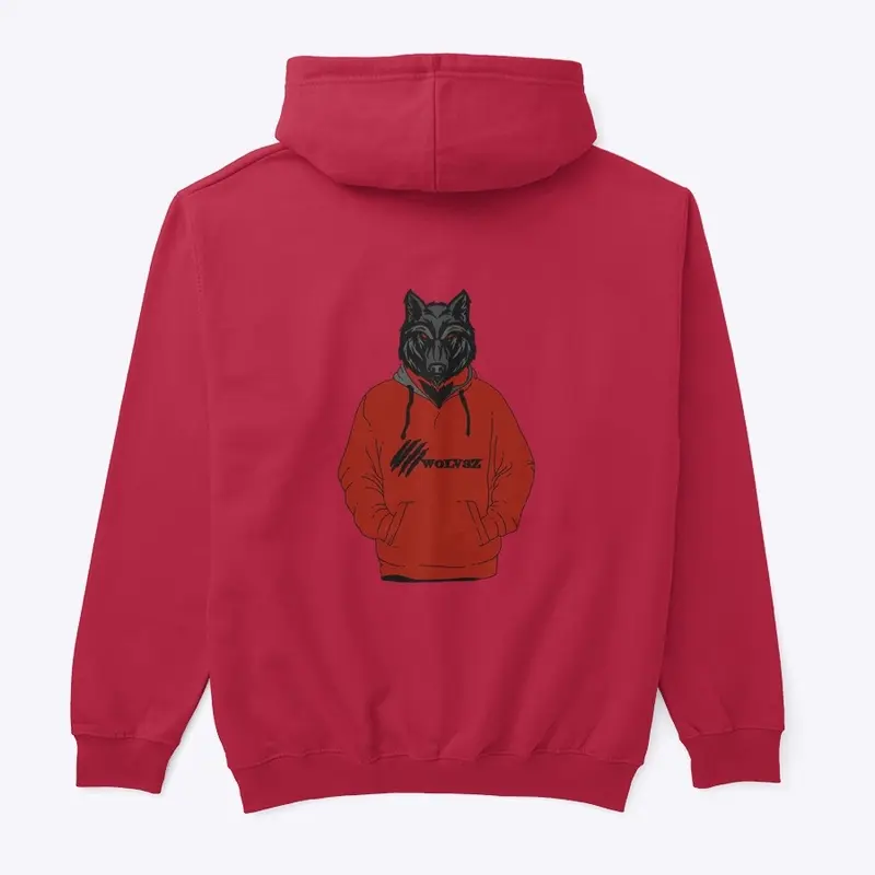 Hoodie W0LV3Z (RED)