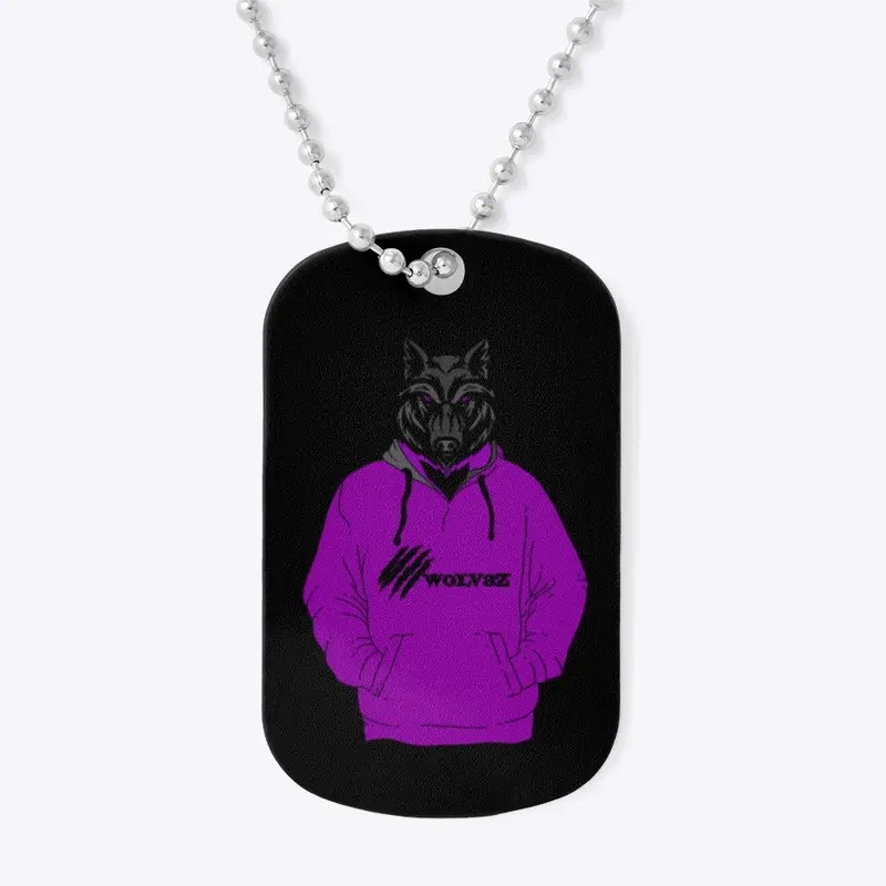 Hoodie W0LV3Z Dog Tag