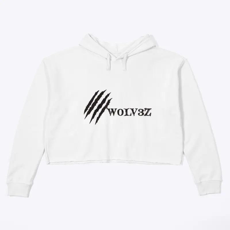 Womens W0LV3Z OG CROP HOODIE